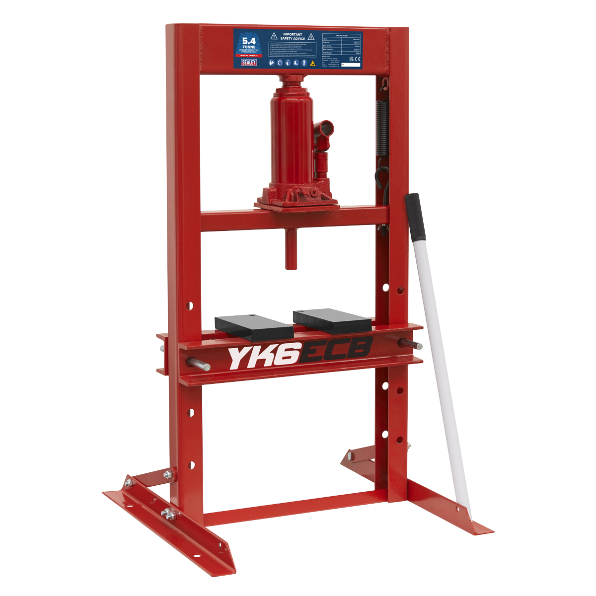 Sealey 5.4tonne Economy Bench Type Hydraulic Press YK6ECB