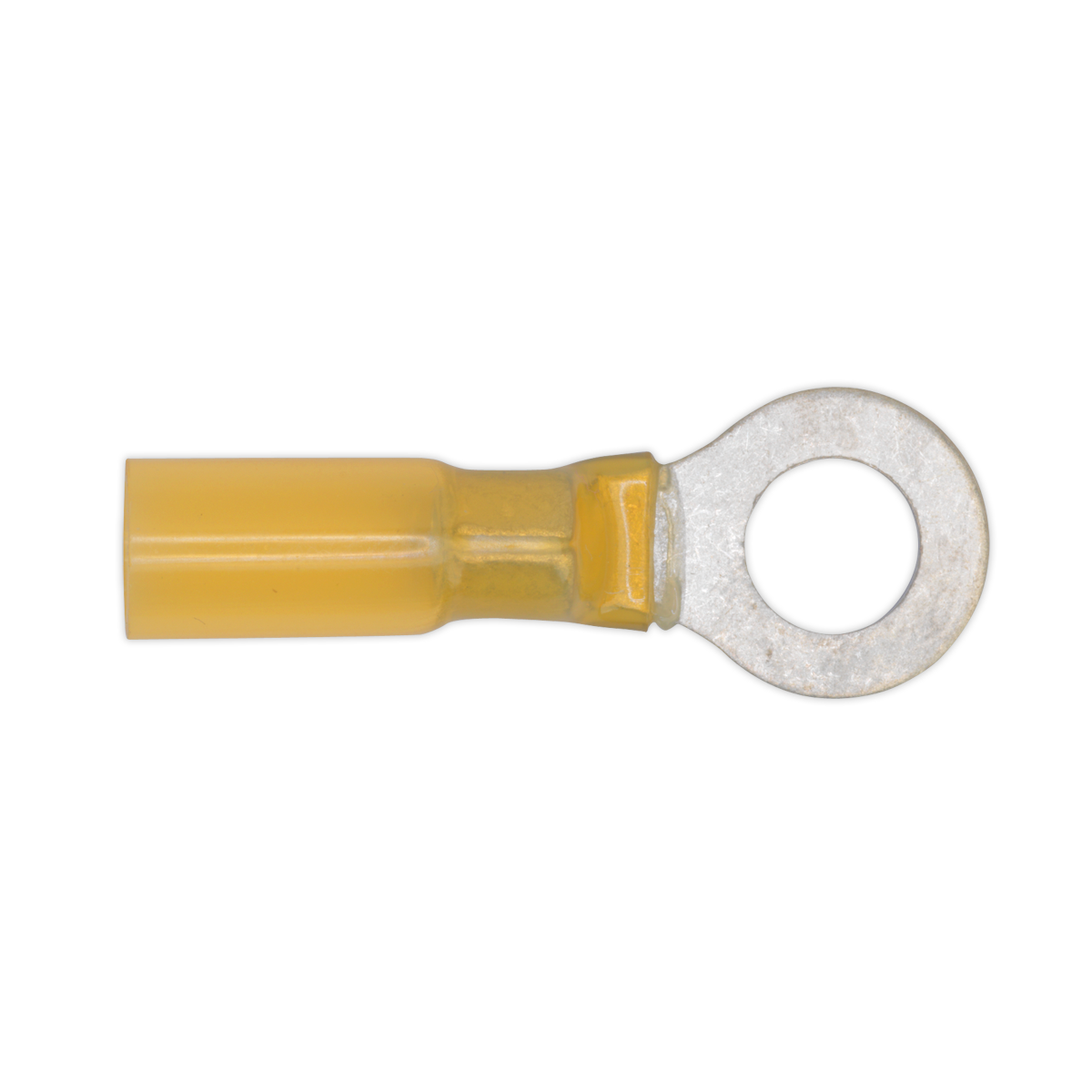 Sealey Ø8.4mm Yellow Heat Shrink Ring Terminal - Pack of 25 YTSR2584