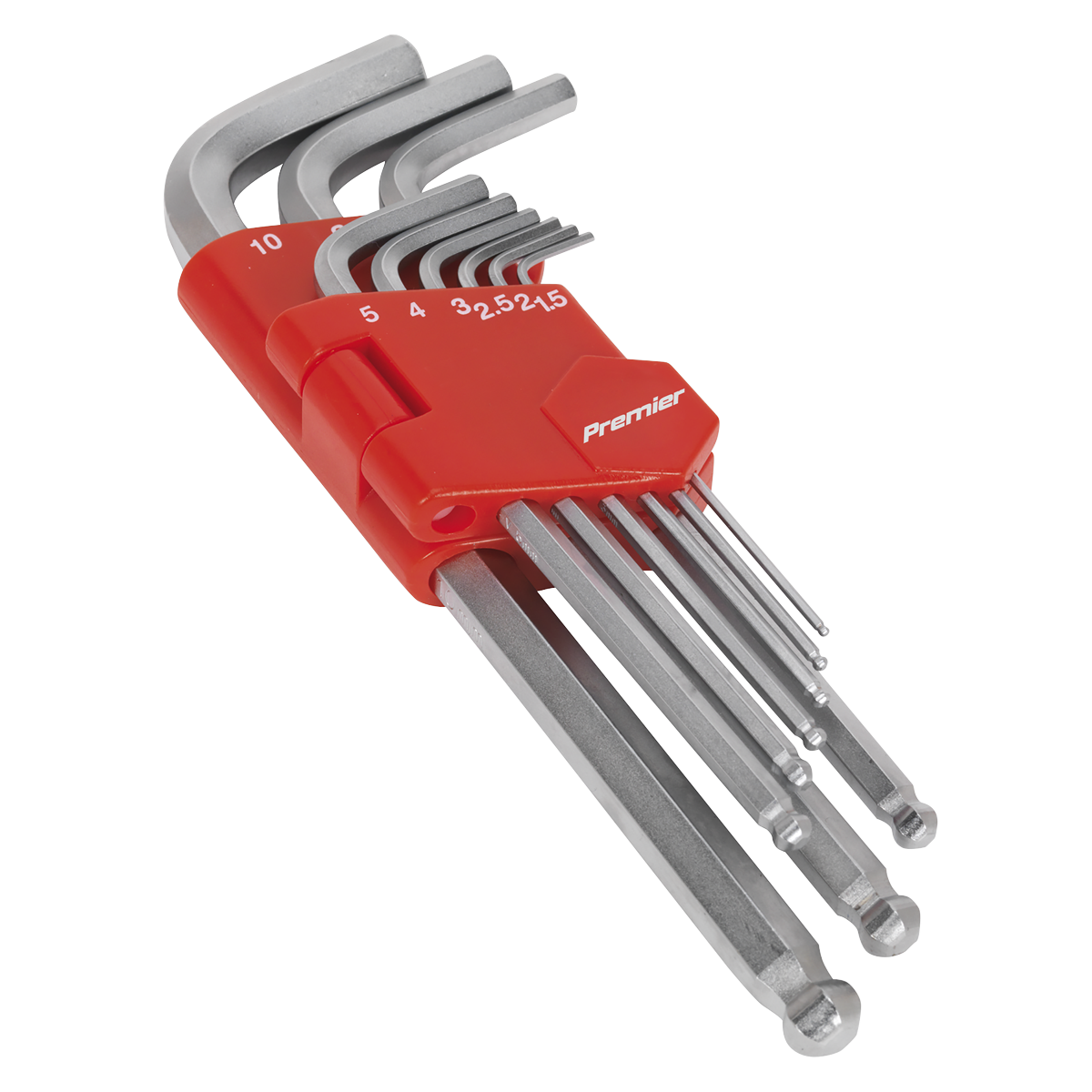 Sealey 9pc Long Ball-End Hex Key Set AK7139