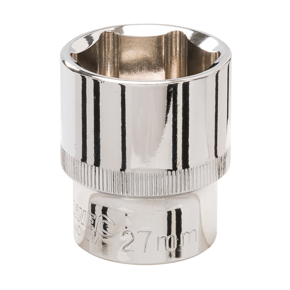 Silverline Socket 1/2" Drive 6pt Metric 27mm