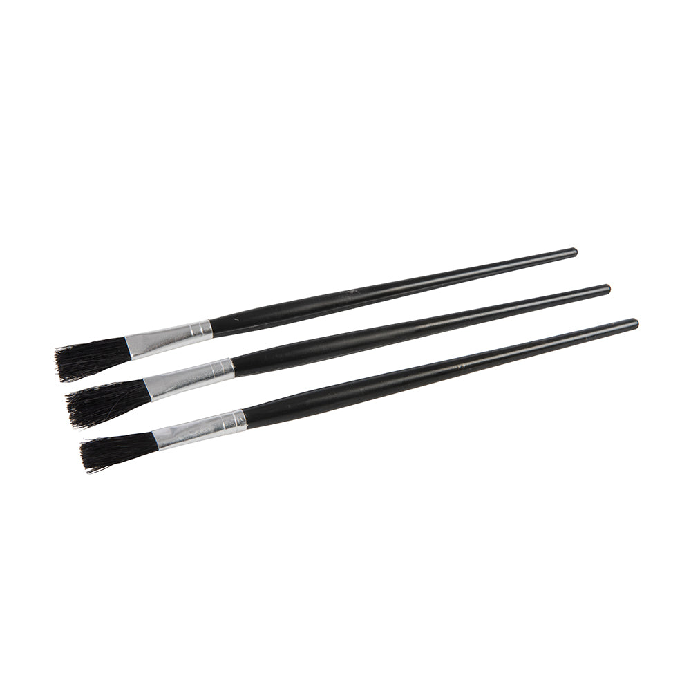 Dickie Dyer Flux Brushes 3pk Black Handle