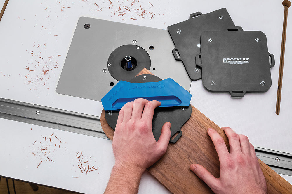 Rockler Corner Radius Routing Templates 4pce 1/8 - 1' Radii