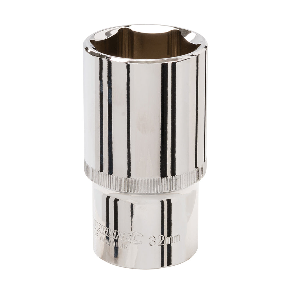 Silverline Deep Socket 1/2" Drive 6pt Metric 32mm