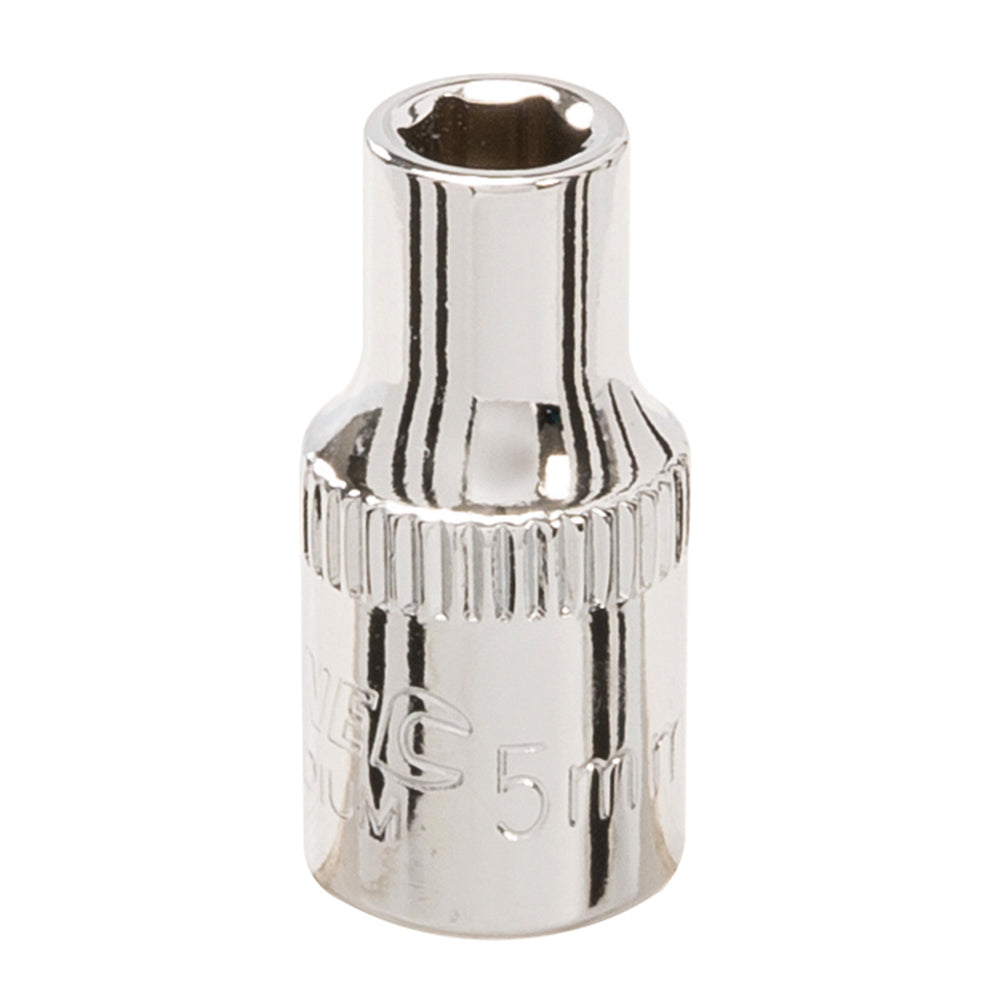 Silverline Socket 1/4" Drive 6pt Metric 5mm