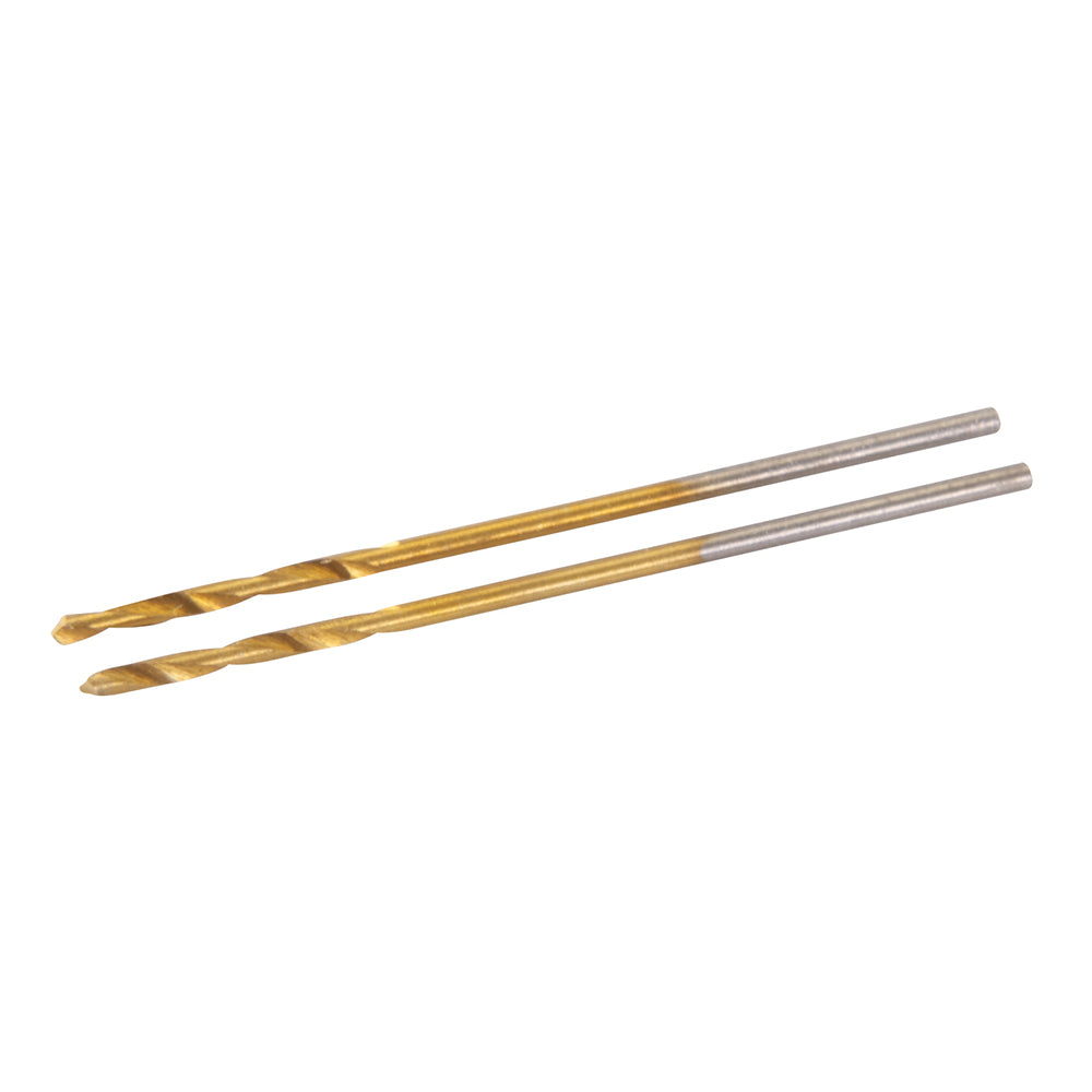 Silverline HSS Titanium-Coated Drill Bits 2pk 1.0mm