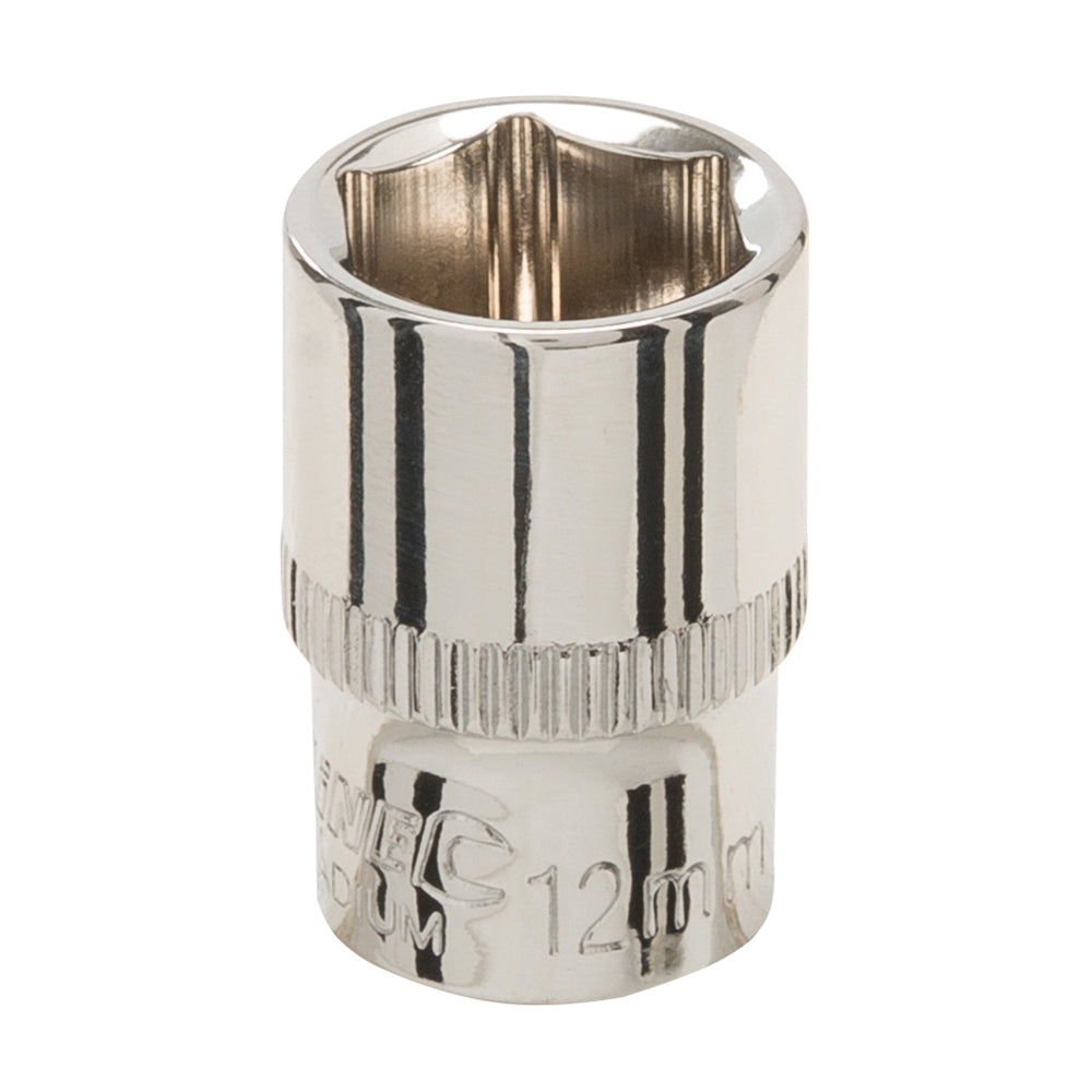 Silverline Socket 1/4" Drive 6pt Metric 12mm