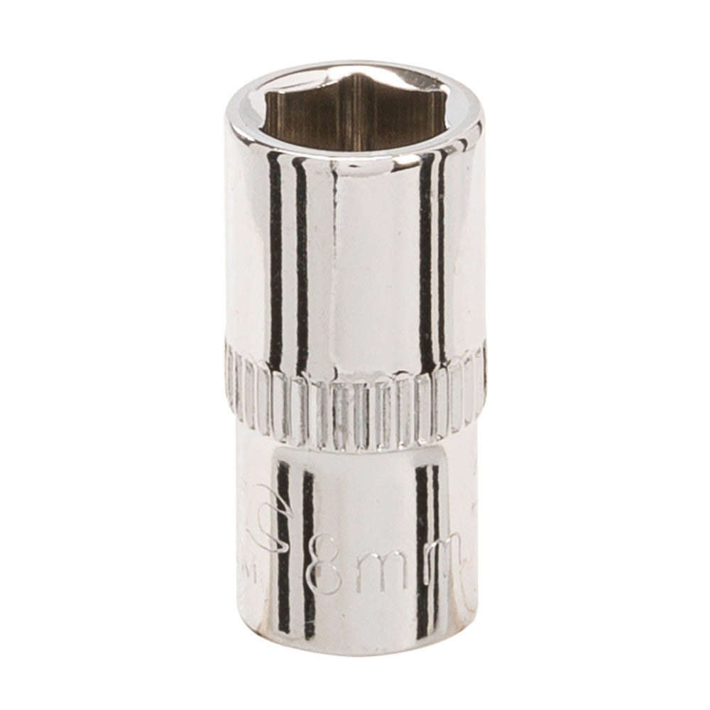 Silverline Socket 1/4" Drive 6pt Metric 8mm