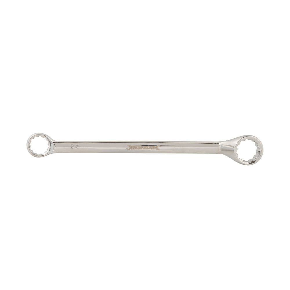 Silverline Deep Offset Ring Spanner 24 x 27mm