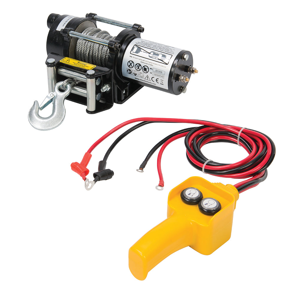 Silverline DIY 12V Electric Winch 900kg (2000lb)