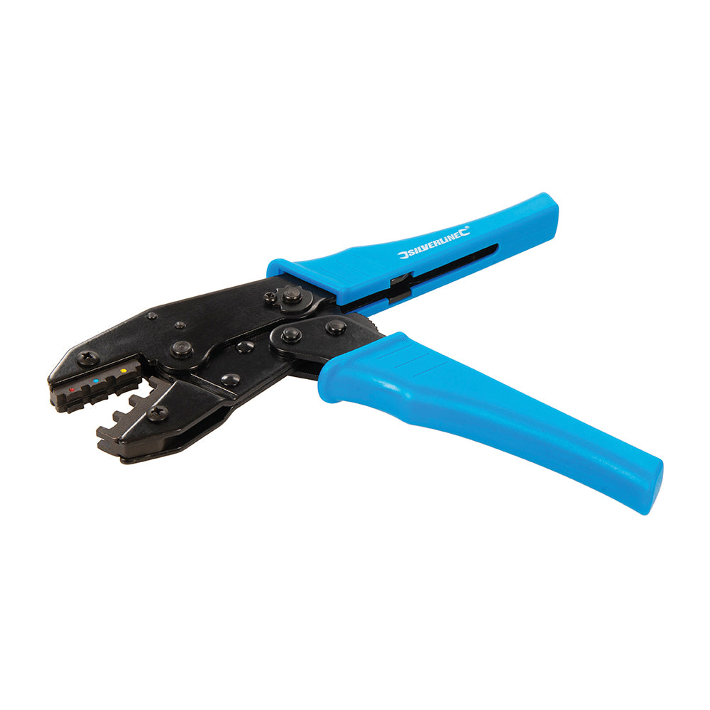 Silverline Expert Ratchet Crimping Tool 220mm