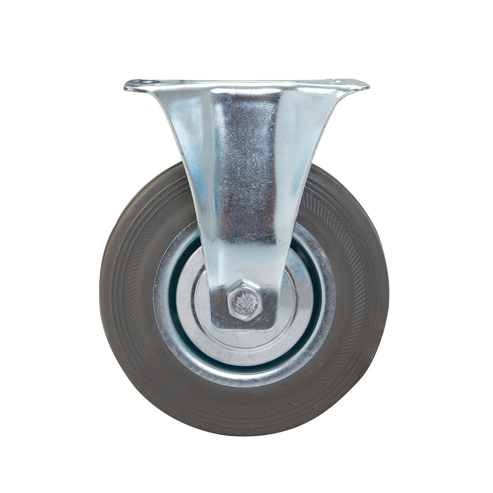 Fixman Fixed Rubber Castor 125mm 100kg