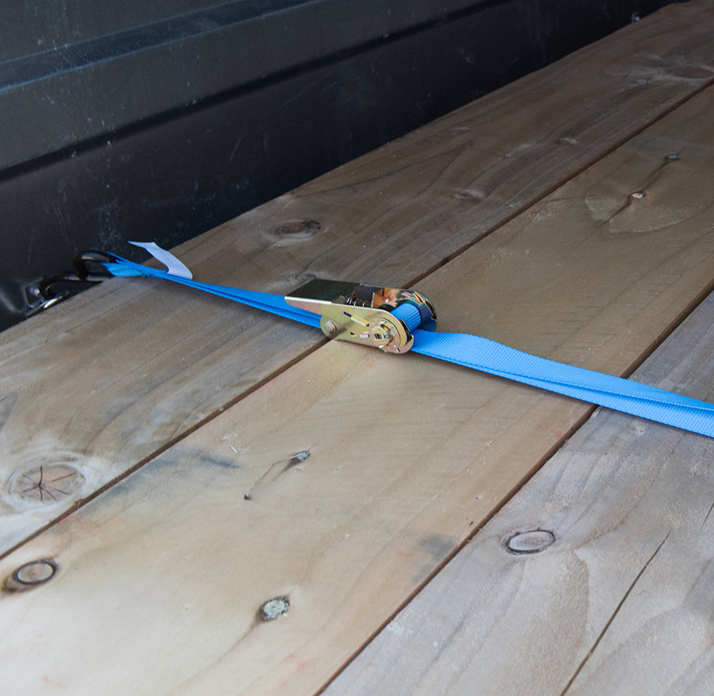 Silverline Endless Ratchet Tie-Down Strap 2pk 5m x 25mm - Rated 500kg Capacity 1000kg