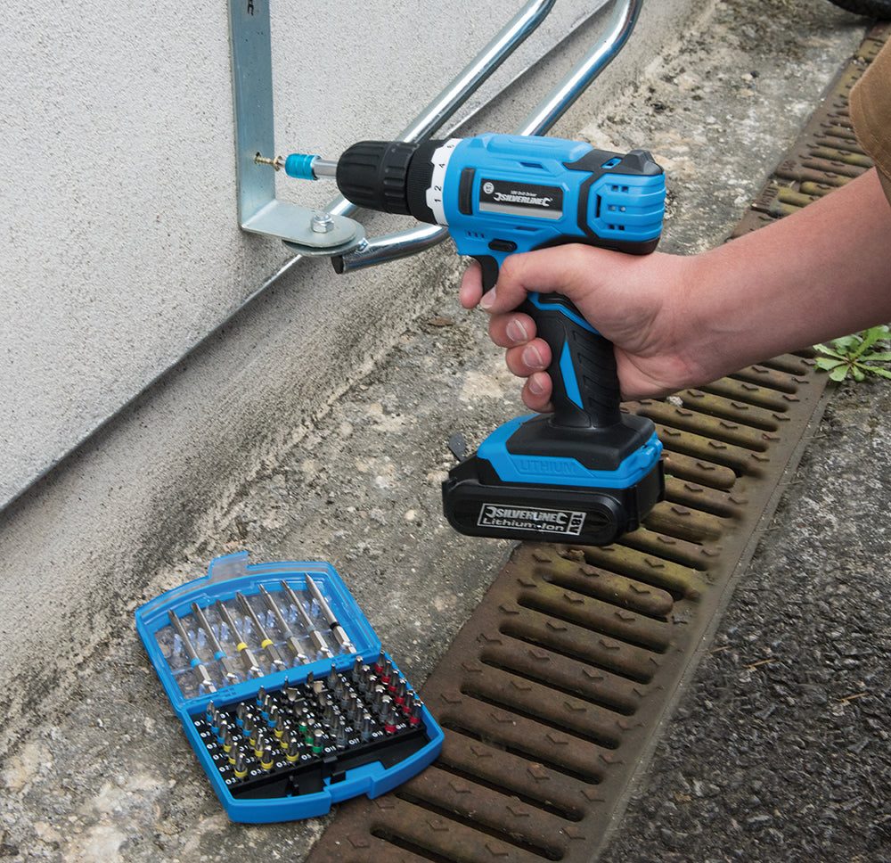 Silverline Colour-Coded Bit Set 56pce 56pce