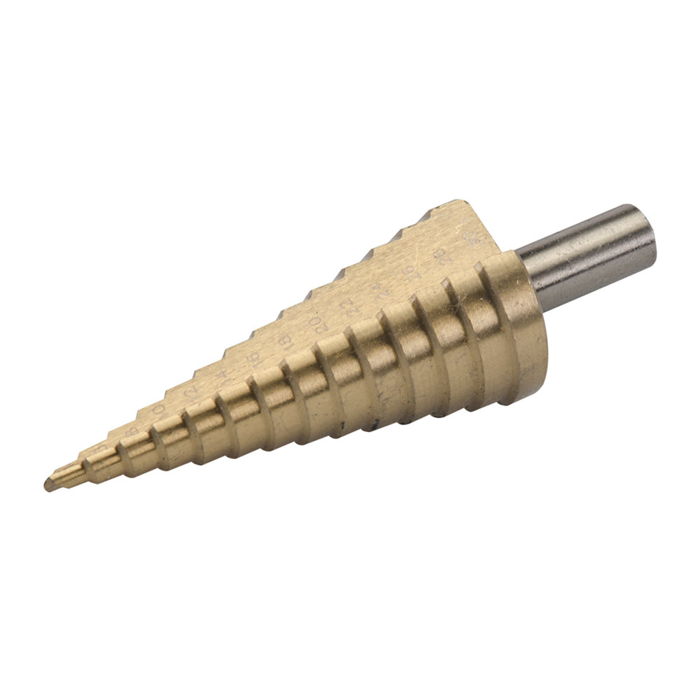 Silverline Titanium-Plated HSS Step Drill 4 - 30mm