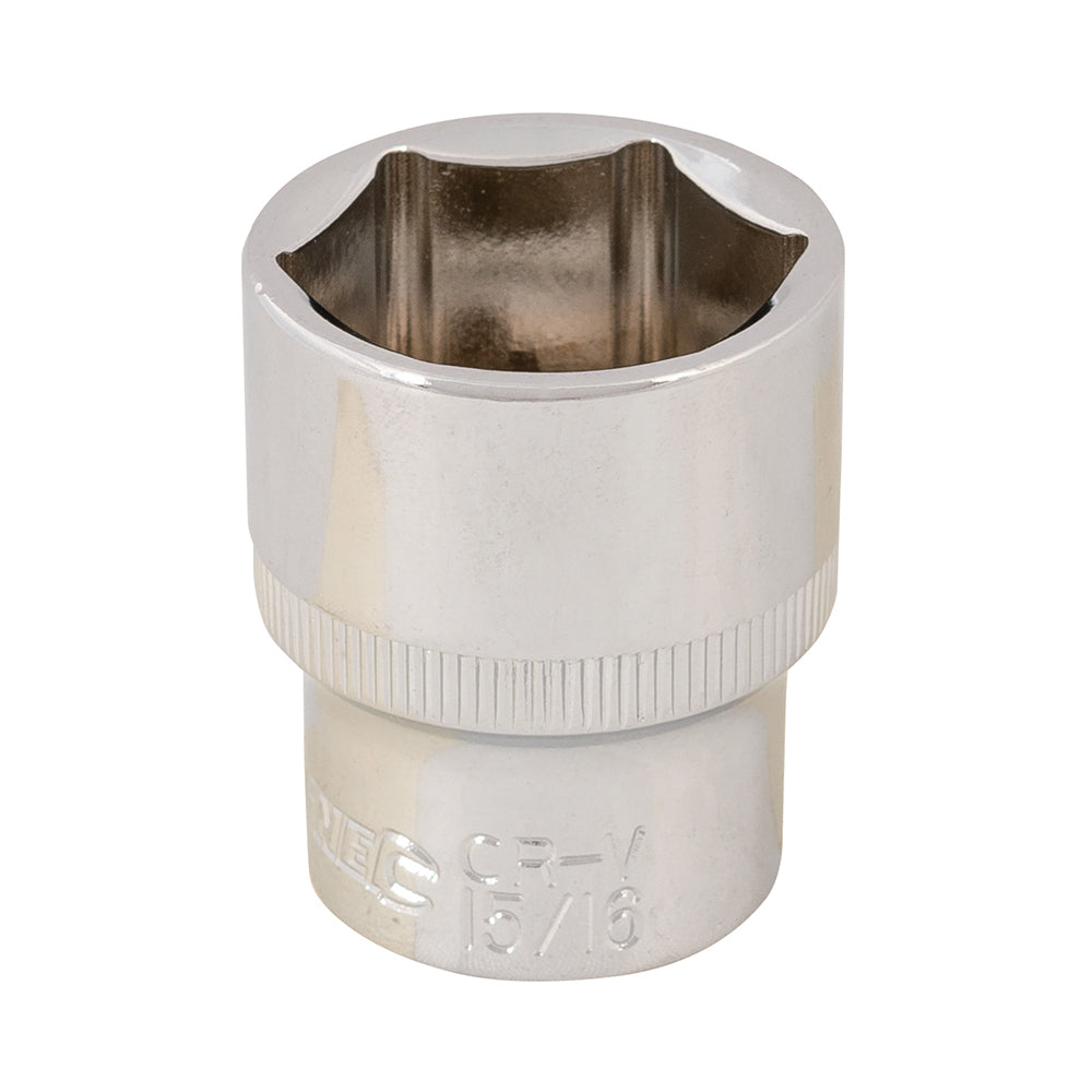 Silverline Socket 1/2" Drive 6pt Imperial 15/16"