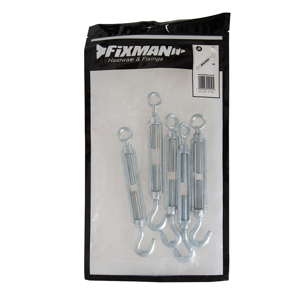 Fixman Turn Buckle 5pk M8