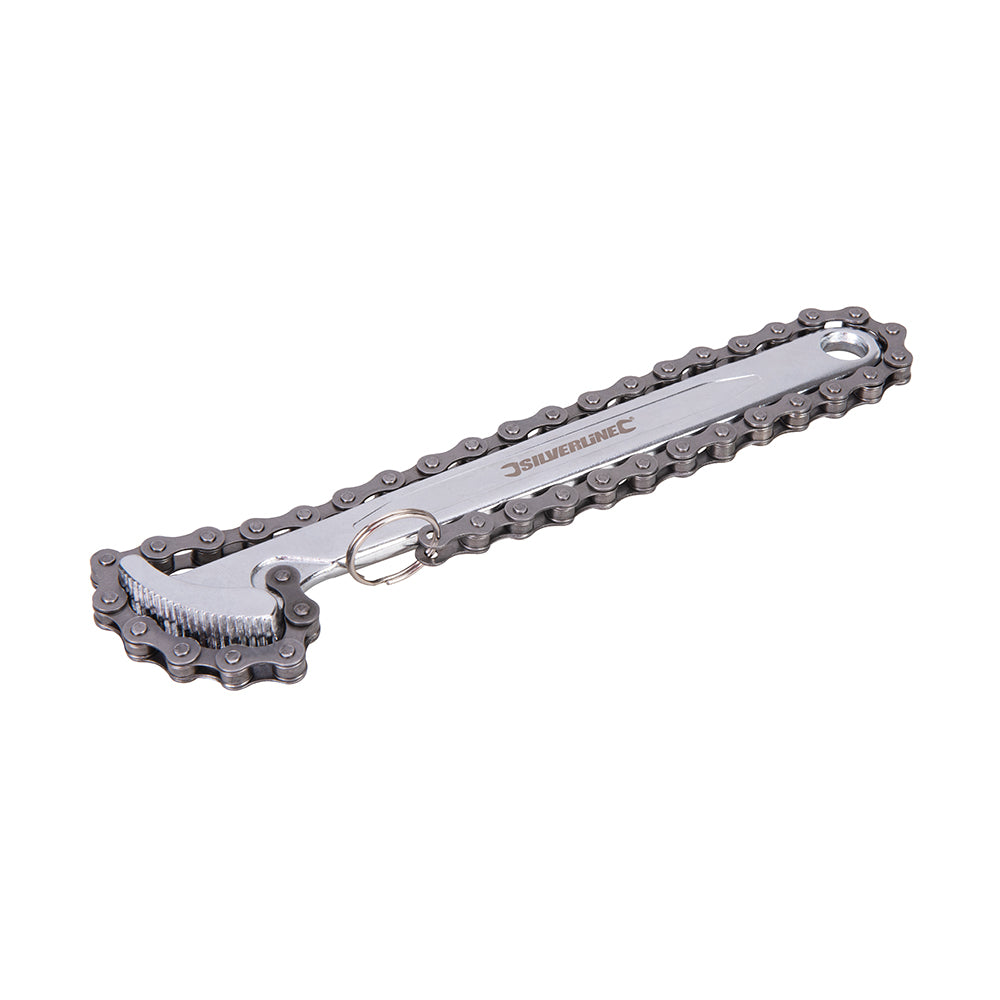 Silverline Oil Filter Chain Wrench 150mm