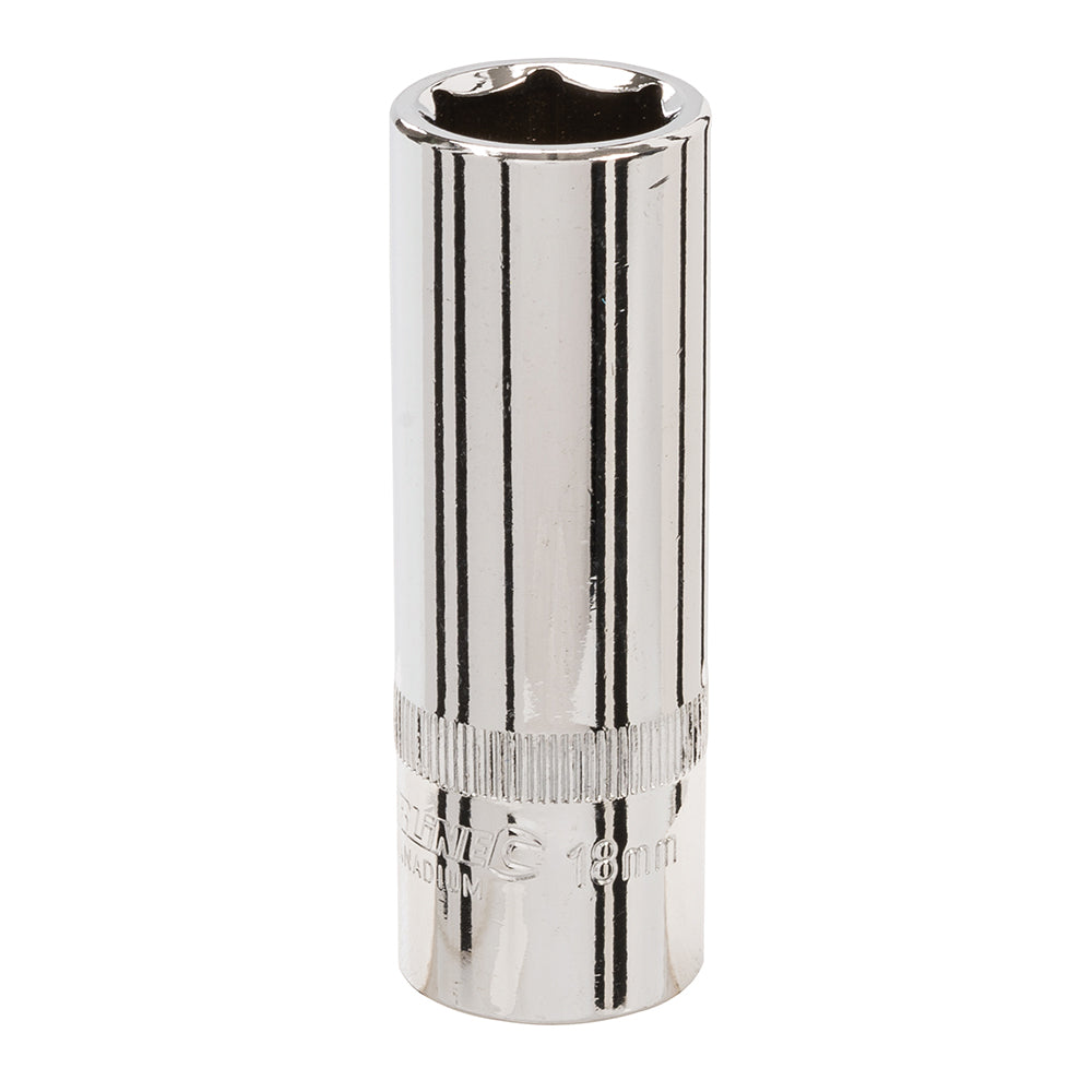 Silverline Deep Socket 1/2" Drive 6pt Metric 18mm