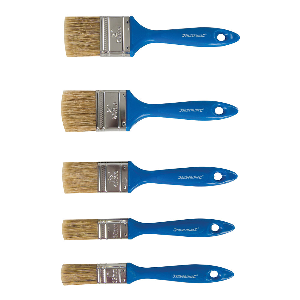 Silverline Epoxy Laminating Paint Brush Set 5pce 5pce