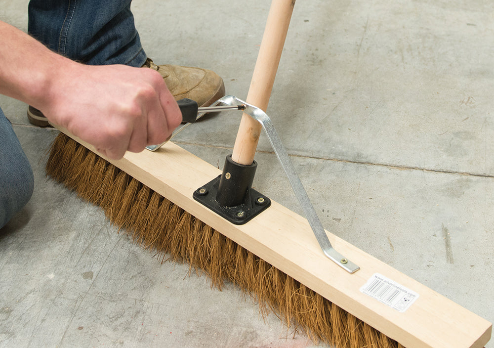 Silverline Broom Stiff Bassine 300mm (12")