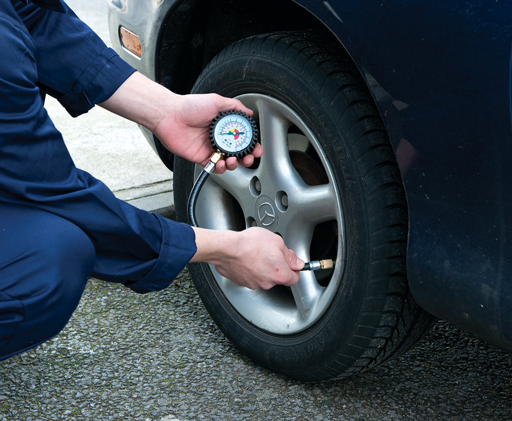 Silverline Tyre Dial Gauge 0 - 100psi (0 - 10bar)