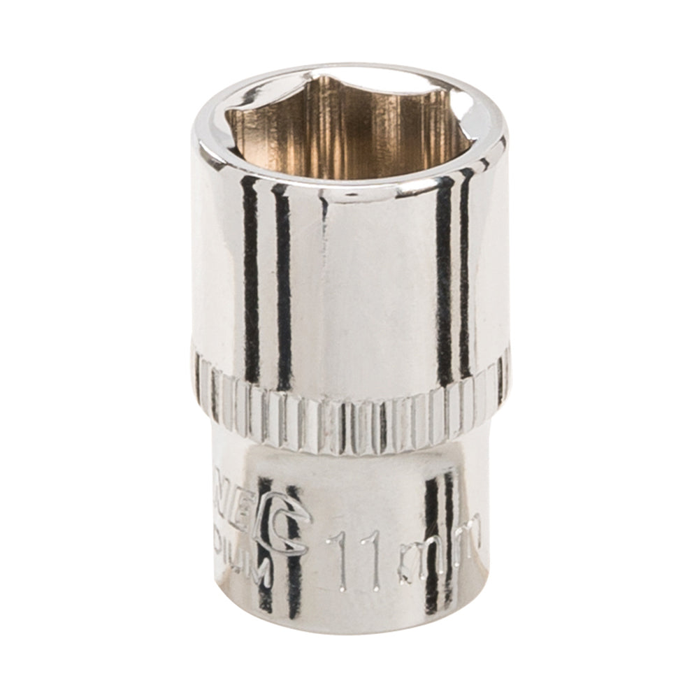 Silverline Socket 1/4" Drive 6pt Metric 11mm