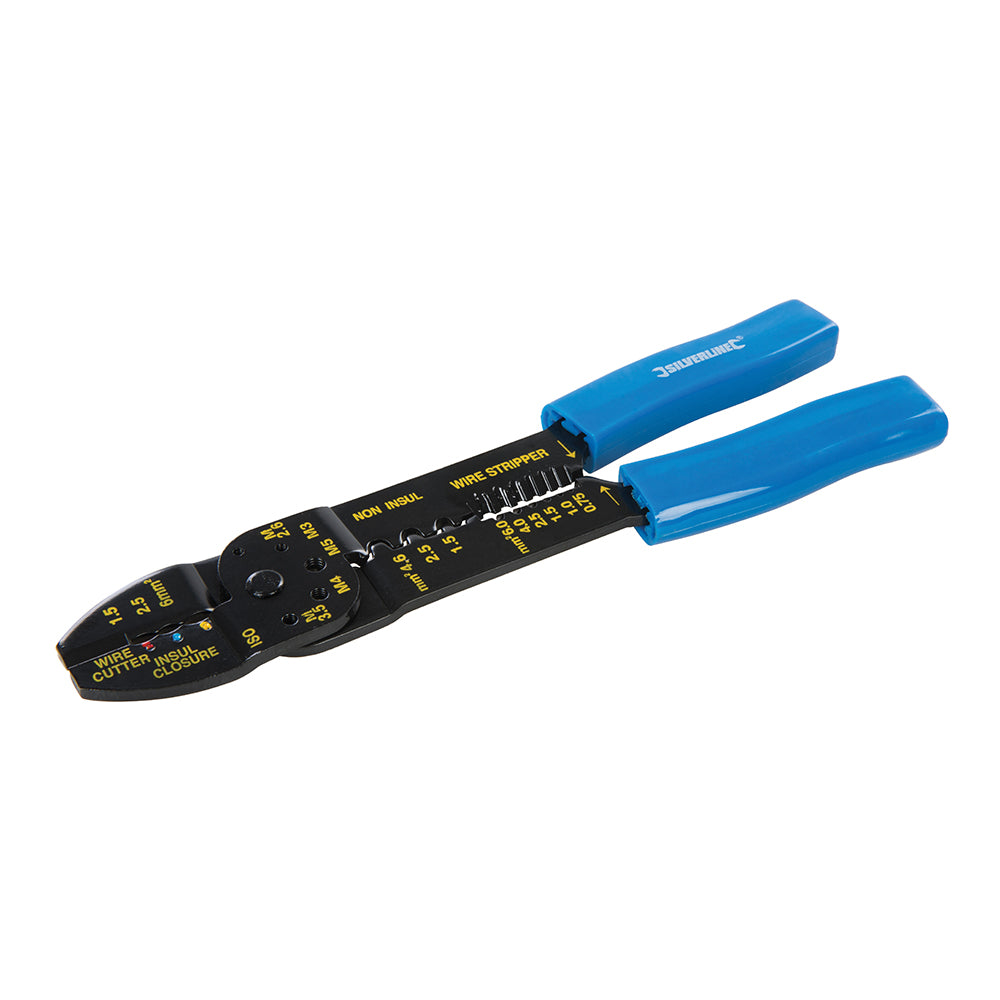 Silverline Crimping & Stripping Pliers 230mm