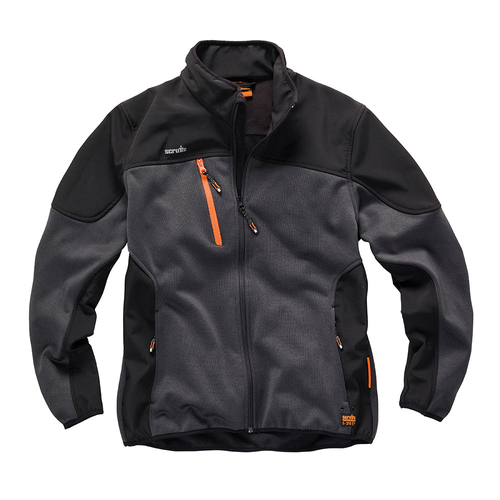 Scruffs Trade Tech Softshell Jacket Charcoal