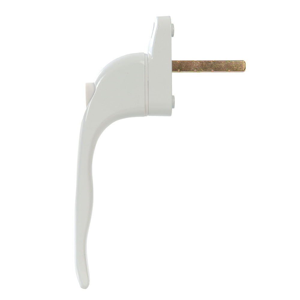 Silverline Aluminium Locking Window Handle White