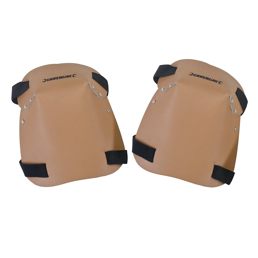 Silverline Leather Knee Pads Adjustable