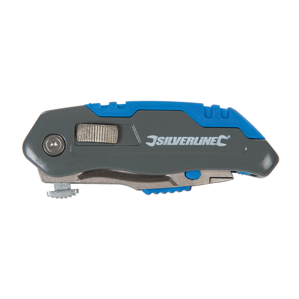 Silverline Folding Retractable Knife 165mm