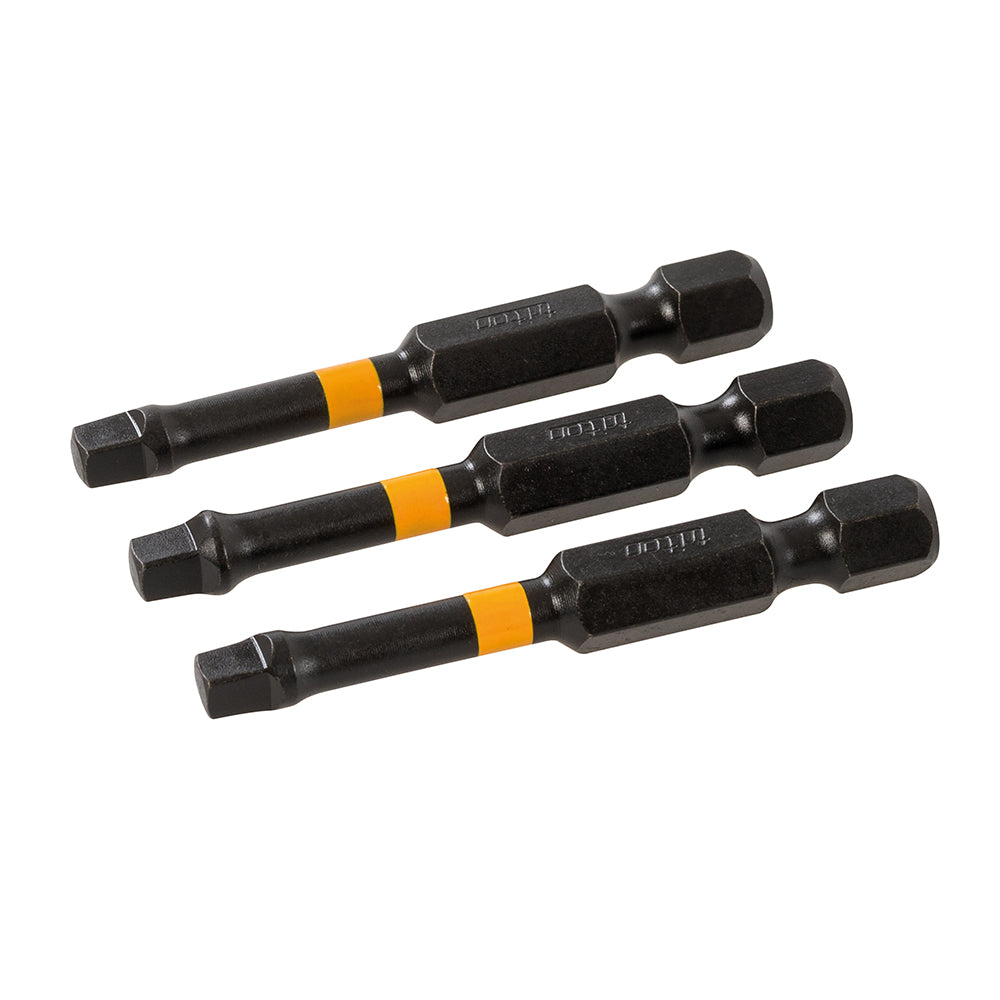 Triton Square Screwdriver Impact Bit 3pk R3 50mm