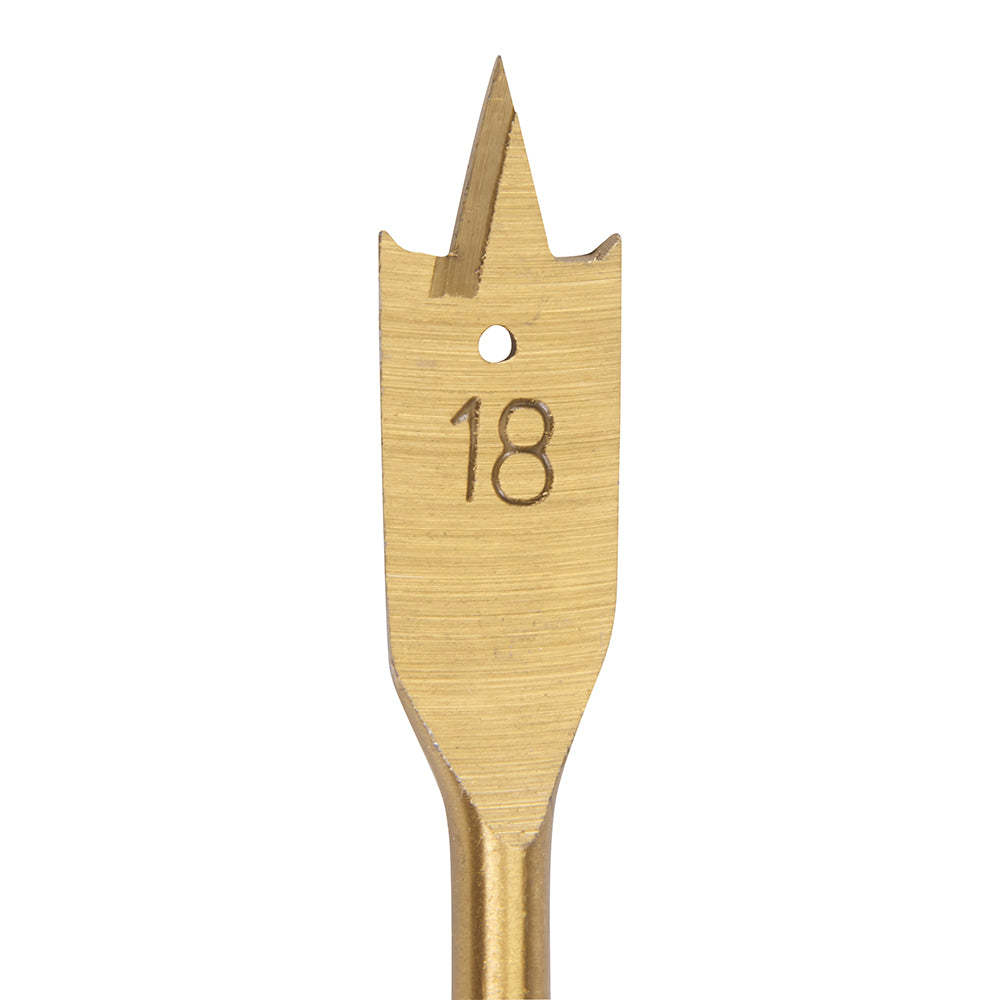 Silverline Titanium-Coated Flat Bit 18mm