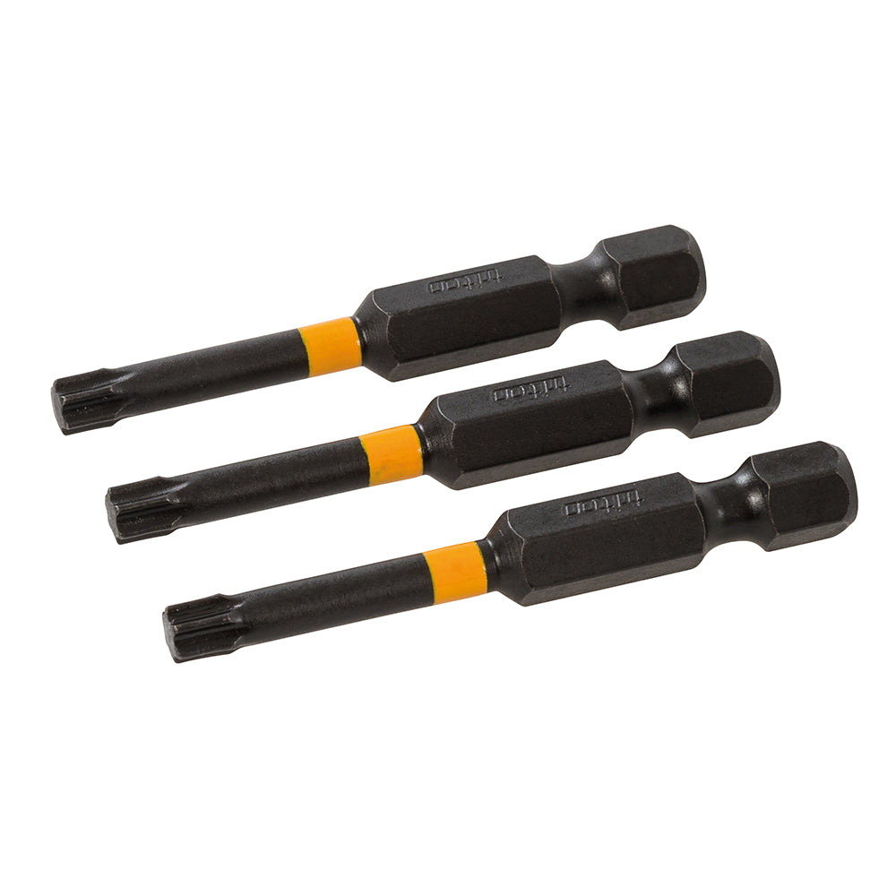 Triton T25 Screwdriver Impact Bit 3pk T25 50mm