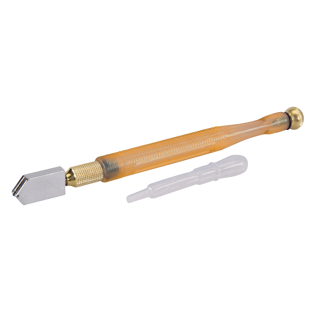 Silverline Lubricated Glass Cutter 175mm / 2-8mm