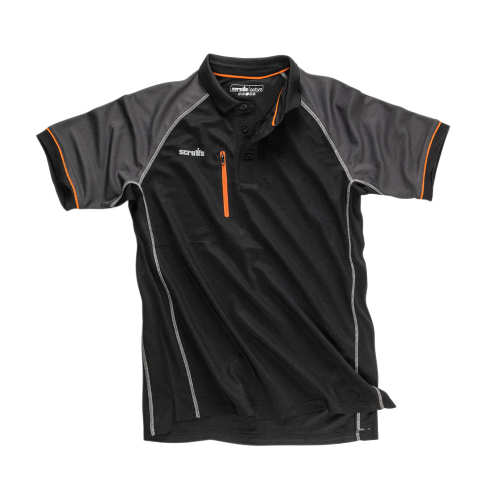 Scruffs Trade Active Polo Black L