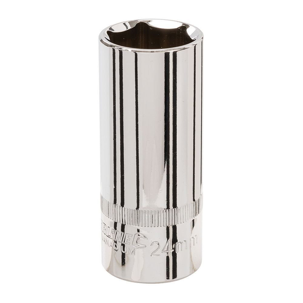 Silverline Deep Socket 1/2" Drive 6pt Metric 24mm