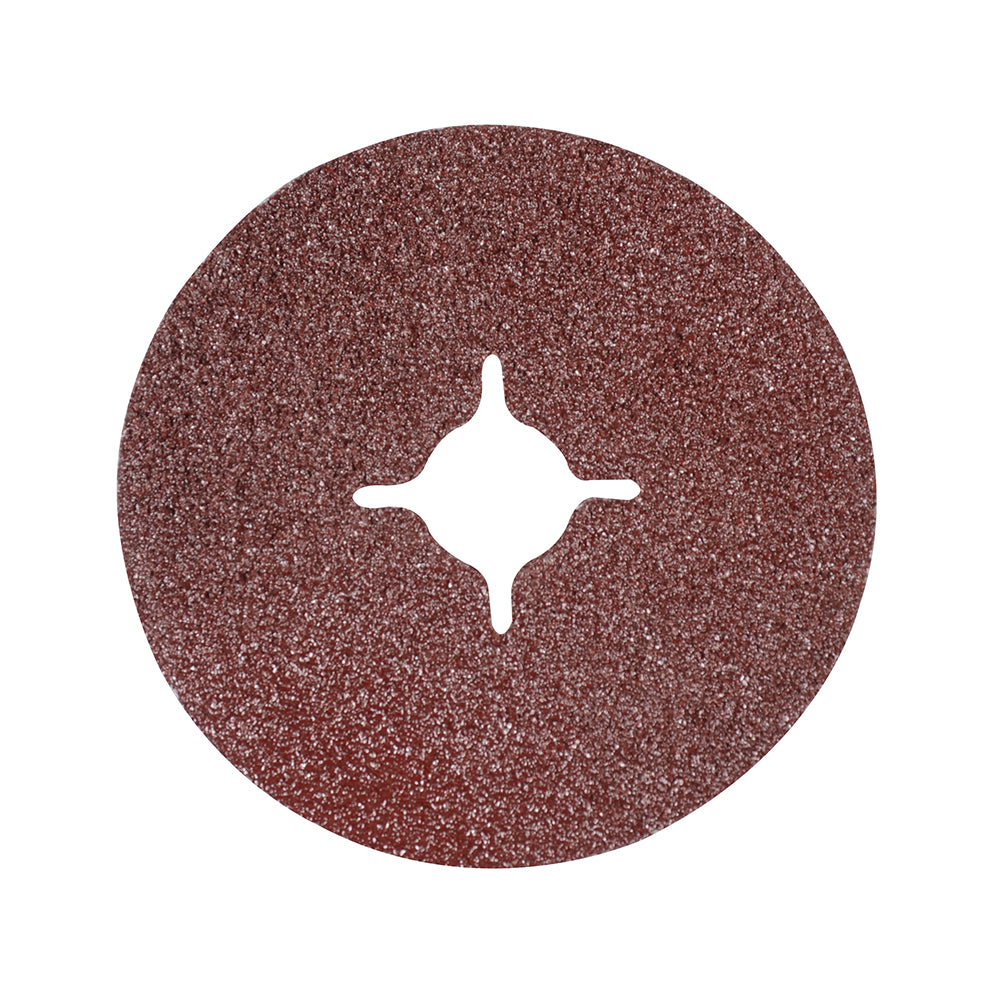 Silverline Fibre Discs 115 x 22.23mm 10pk 115mm 36 Grit
