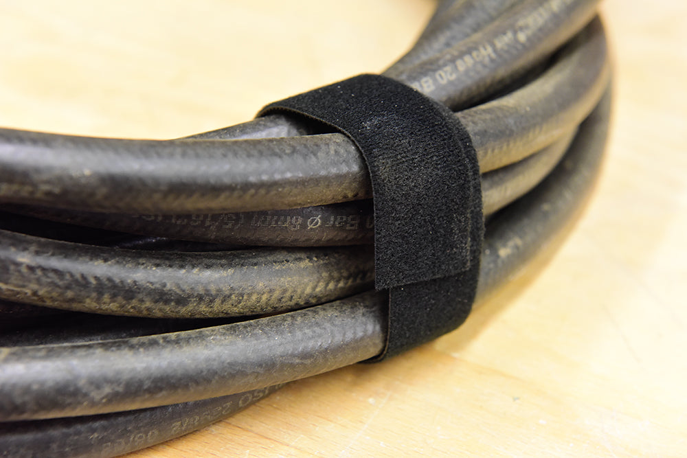 Fixman Self-Wrap Hook & Loop Tape Black 10mm x 25m