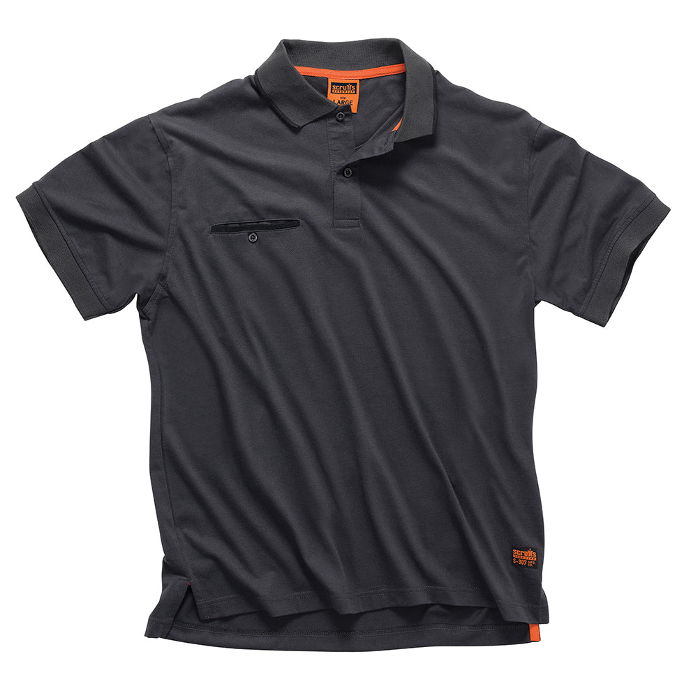 Scruffs Worker Polo Graphite S
