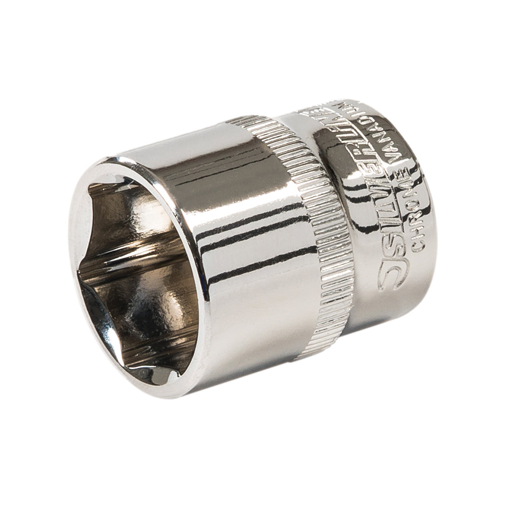 Silverline Socket Set 3/8" Drive 6pt Imperial 9pce 1/4" - 3/4"