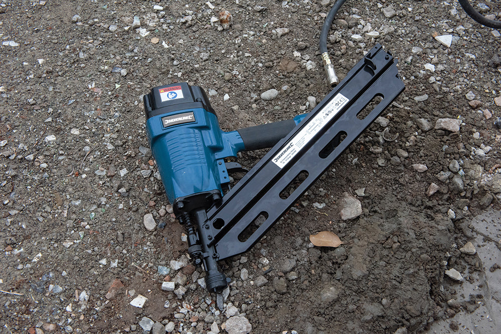 Silverline Air Framing Nailer 90mm 10 - 12 Gauge