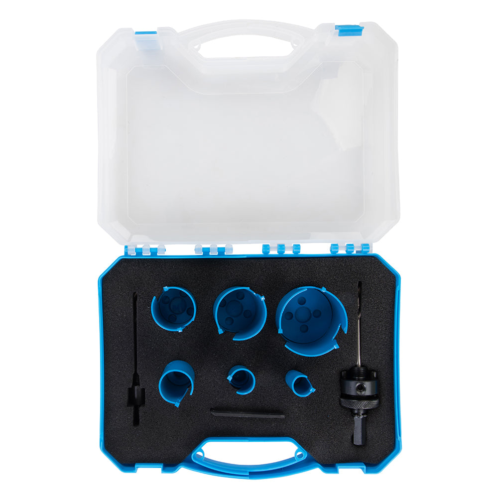 Silverline Multi Material TCT Holesaw Set 9pce 19 - 57mm