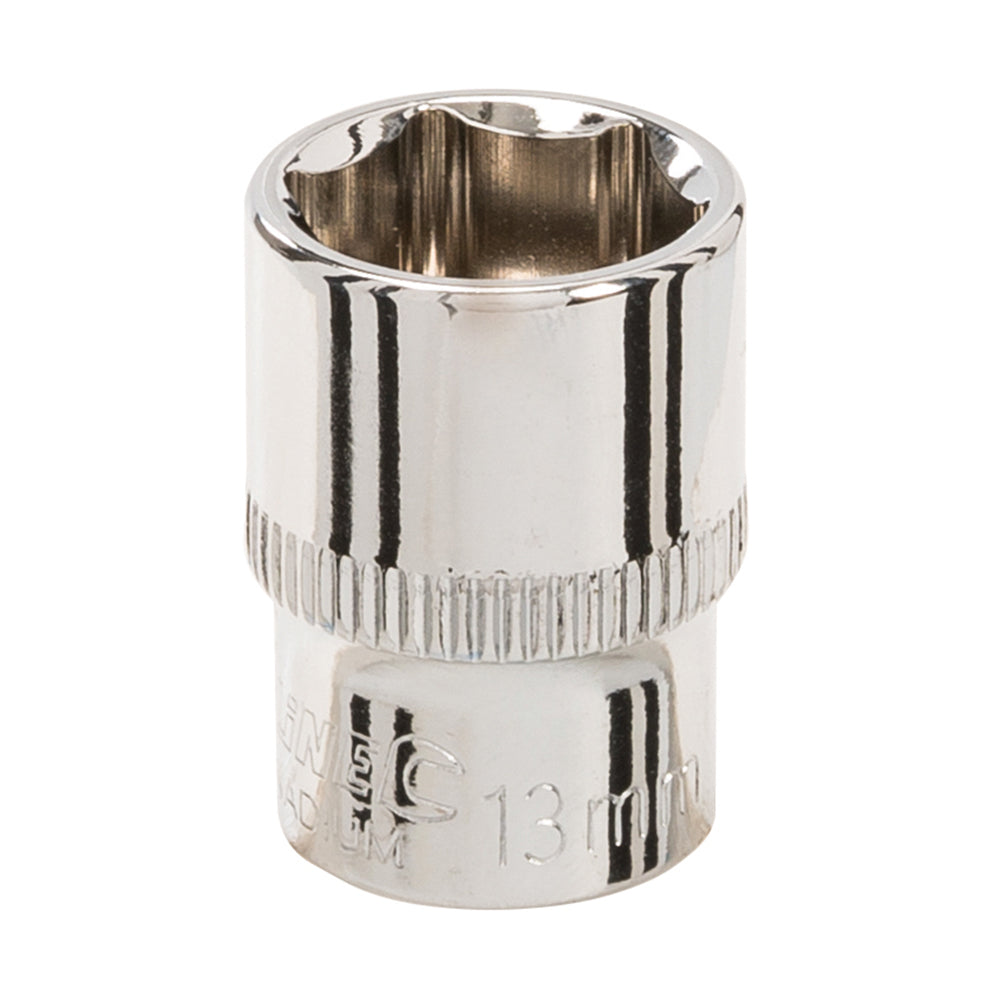 Silverline Socket 1/4" Drive 6pt Metric 13mm