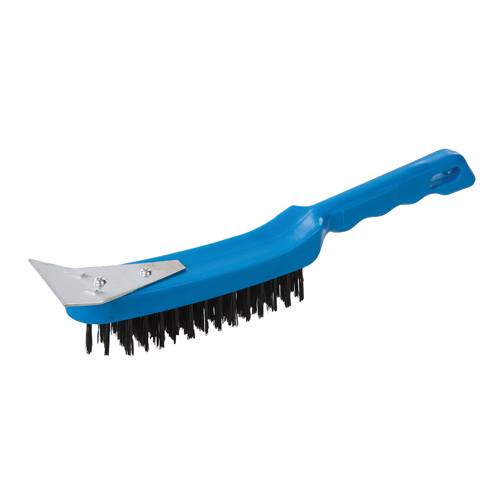 Silverline Steel Wire Brush 5 Row / Scraper