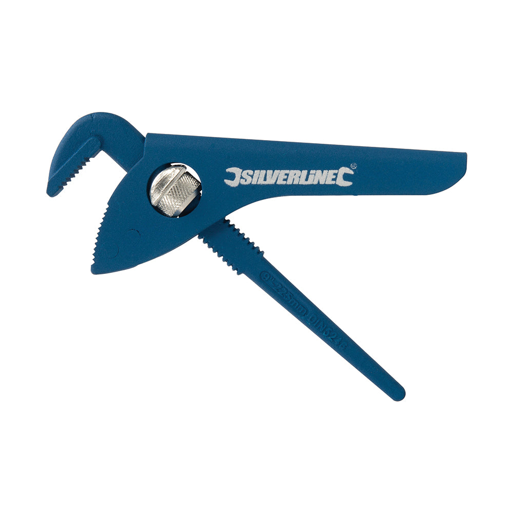 Silverline Thumbturn Pipe Wrench Length 225mm - Jaw 50mm