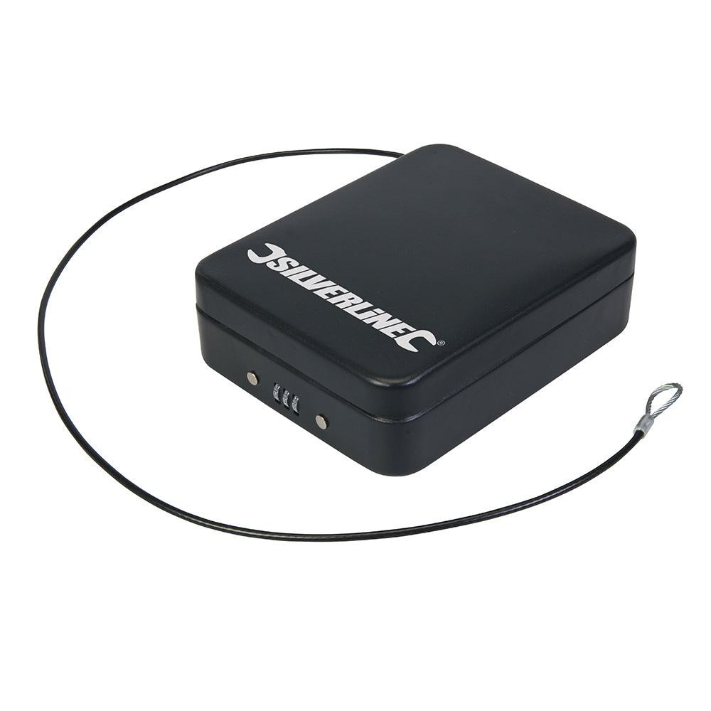 Silverline 3-Digit Combination Car Security Safe Box 200 x 160 x 60mm