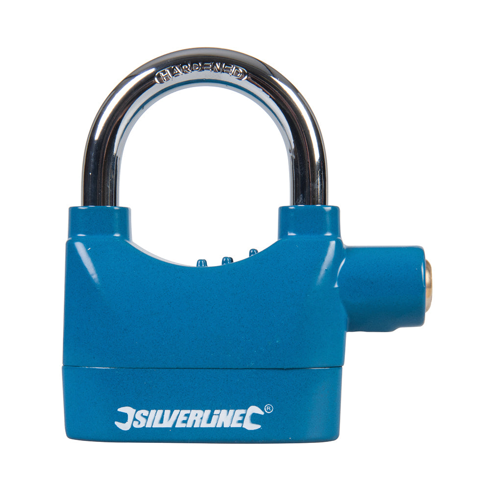Silverline Alarm Padlock 70mm