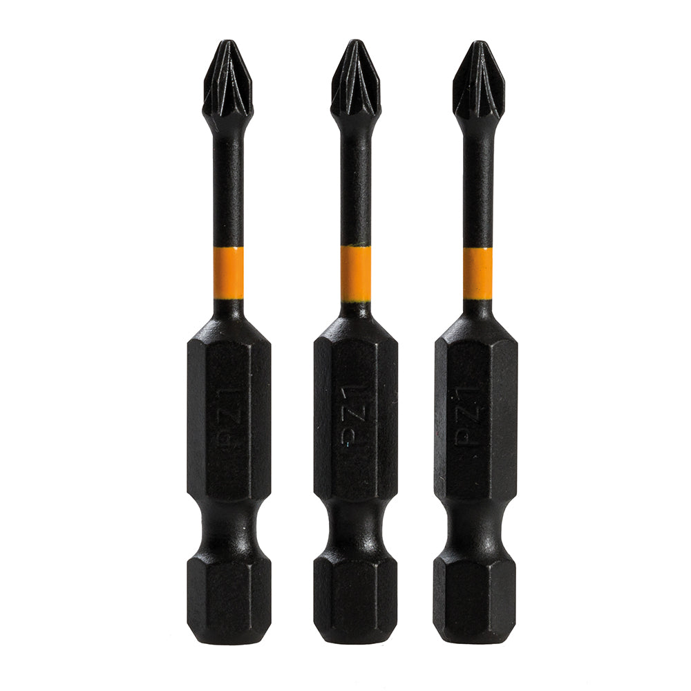 Triton Pozi Screwdriver Impact Bit 3pk PZ1 50mm