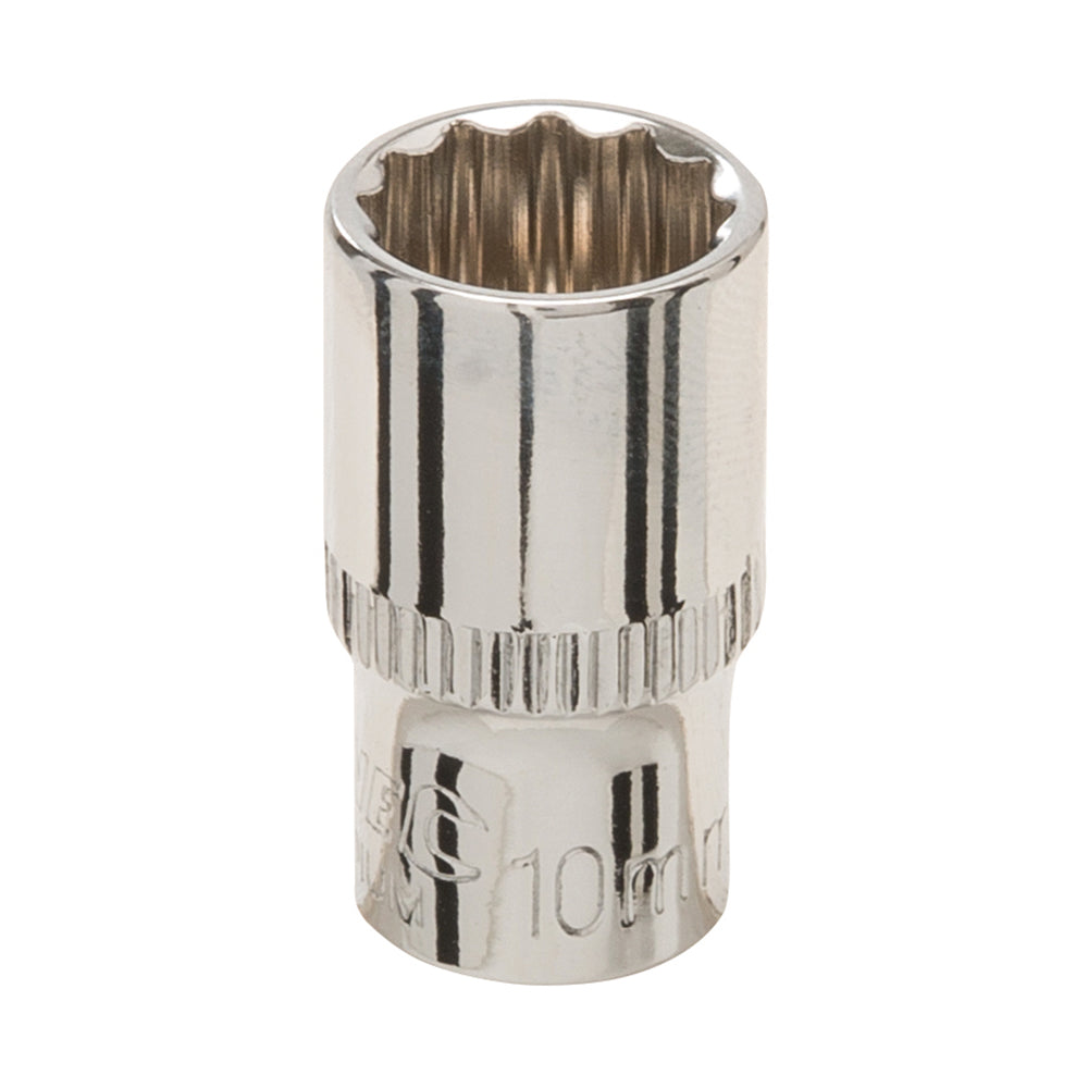 Silverline Socket 1/4" Drive 12pt Metric 10mm
